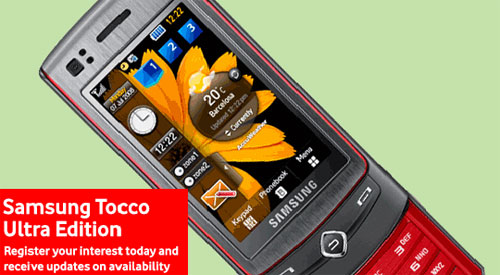 Tocco Ultra Edition on Vodafone