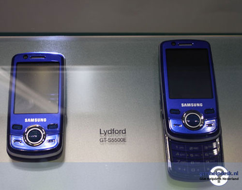 blue samsung slide phones