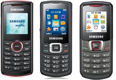 Samsung Guru 2120, 2130 and 1160