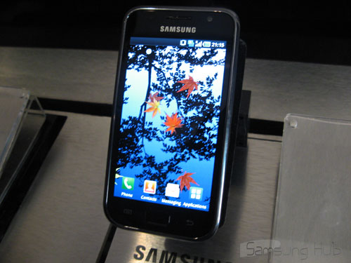 Samsung Galaxy S Hands-on