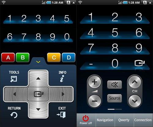 Samsung TV Remote Control App for Android OS