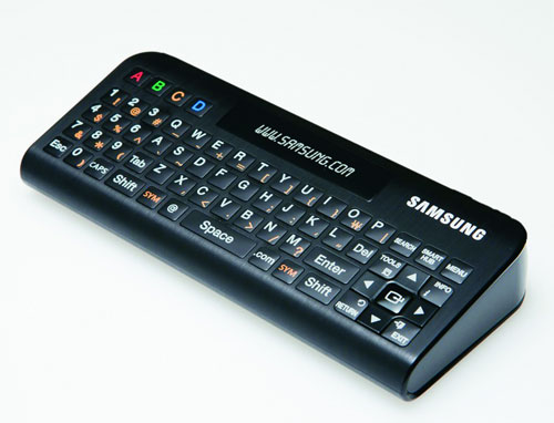 Samsung QWERTY TV remote control