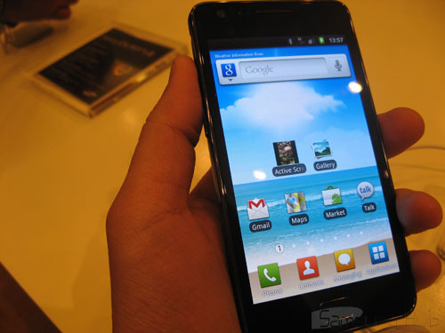 Samsung Galaxy S II Hands-on