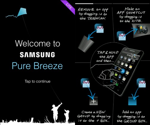 Samsung Pure Breeze UI