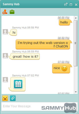 Samsung ChatON for Web
