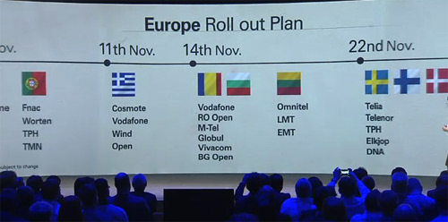 Galaxy Note European Launch Roll out Plan