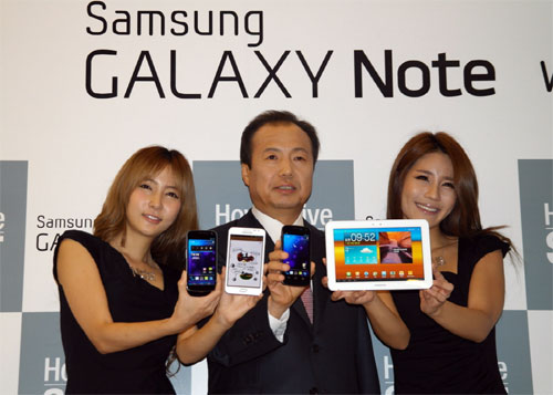 Galaxy Note, Galaxy Nexus, Galaxy Tab 8.9 LTE in South Korea