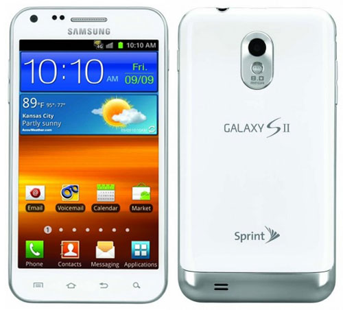 Samsung Galaxy S II Epic 4G Touch Frost White