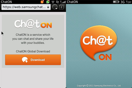 ChatON for BlackBerry