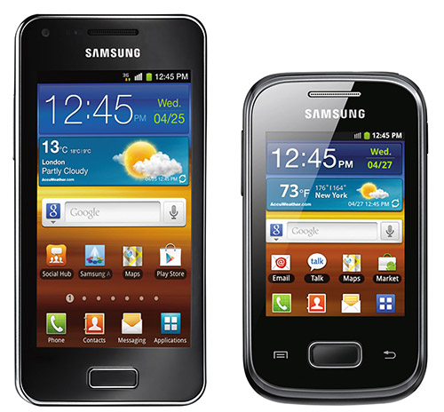 Galaxy S Advance and Galaxy Pocket in India
