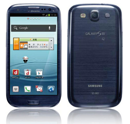 Samsung Galaxy S III (SC-06D) on NTT Docomo