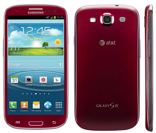 Galaxy S III in Garnet Red