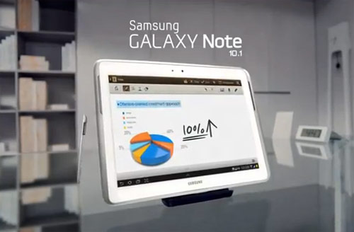 Galaxy Note 10.1 ad