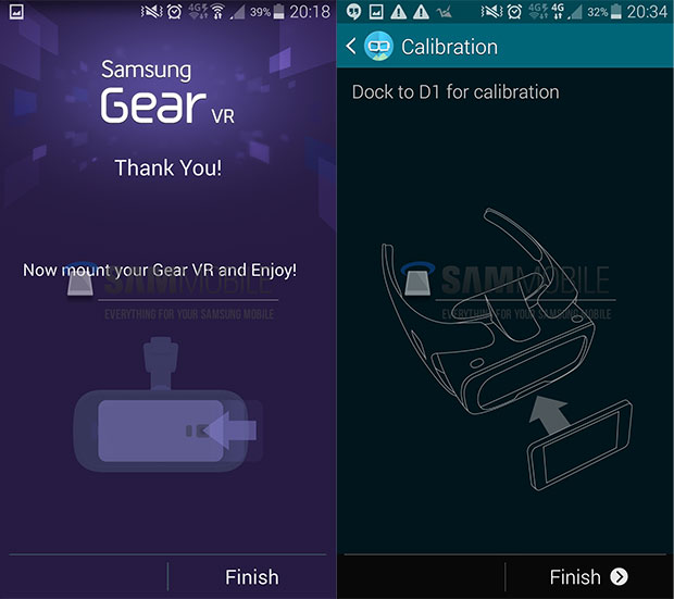 VR Manager screenshots highlight Samsung's virtual reality effort
