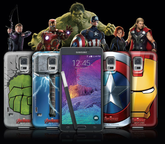Avengers cases for Galaxy Note 4