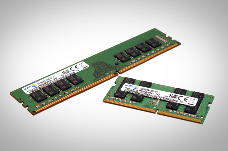 10nm 8Gb DDR4 RAM