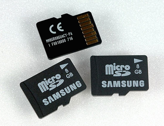 8GB microSD card