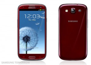 Galaxy S III Garnet Red