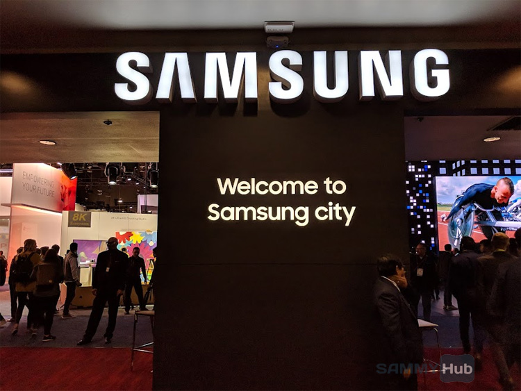 Samsung booth at CES 2019