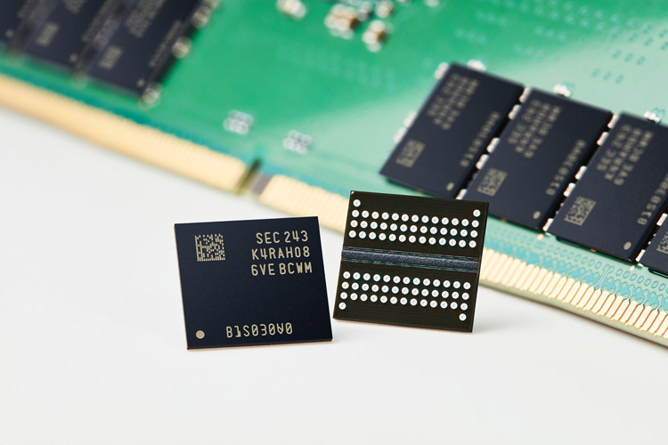 Samsung's DDR5  RAM based on 12nm-class process