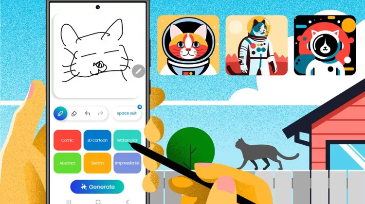 Samsung improves Sketch to Image function in Galaxy AI