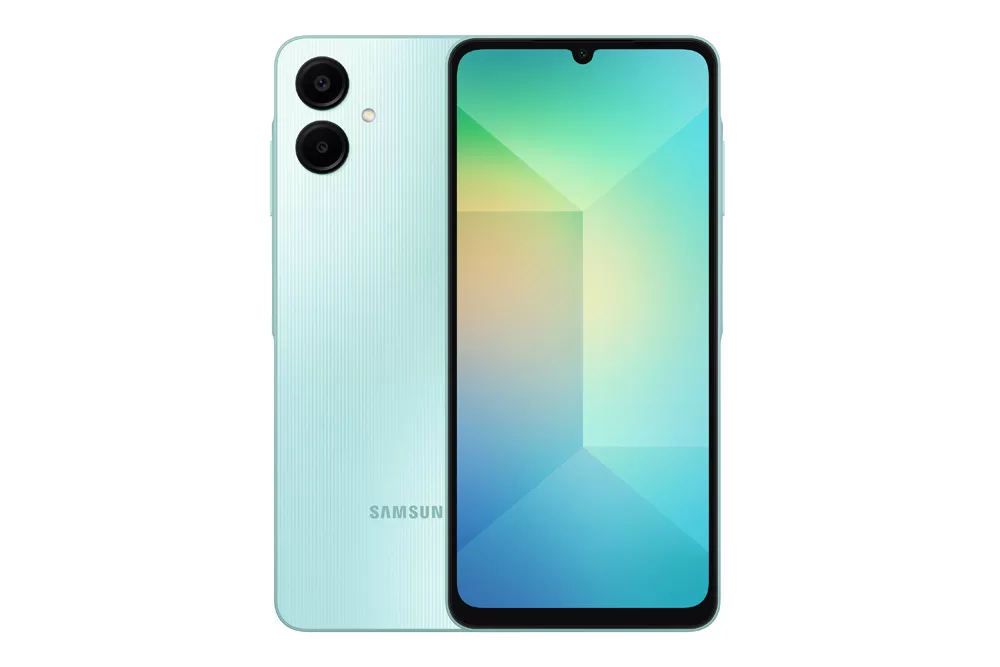 Samsung Galaxy A06 5G in Light Green