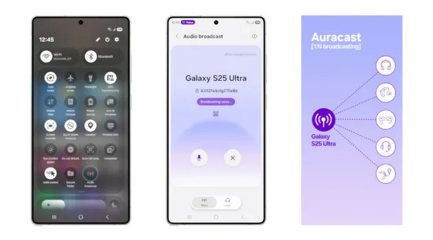 Audio Broadcast on One UI 8.5