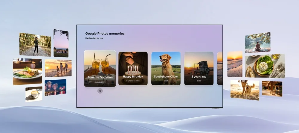 Google Photos on 2026 Samsung TVs