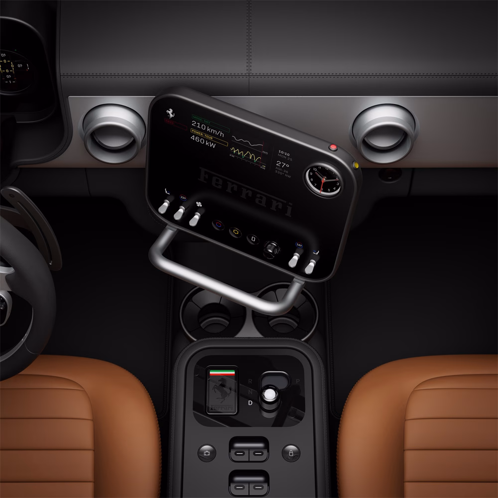 Samsung Display in Ferrari Luce